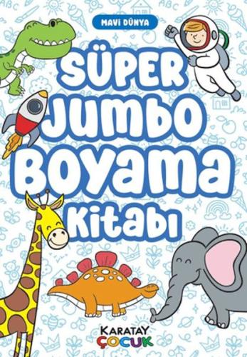 Süper Jumbo Boyama Kitabı - Mavi Dünya | Kitap Ambarı