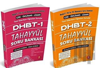 Tahayyül DHBT 1-2 Soru Bankası Çözümlü Set