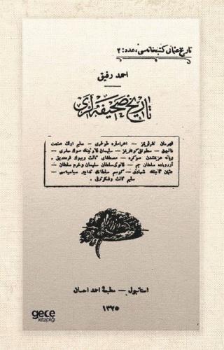 Tarih Sahifeleri - Osmanlıca | Kitap Ambarı