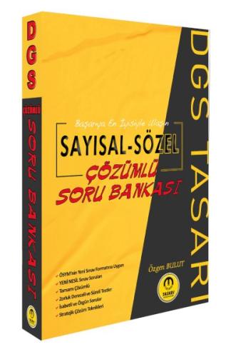 Tasarı DGS Sayısal Sözel Yetenek Soru Bankası Çözümlü | Kitap Ambarı