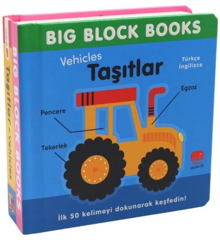 Taşıtlar (Vehicles) Big Block Books Türkçe - İngilizce (Ciltli) | Kita