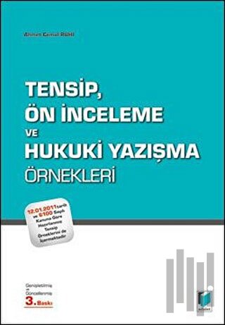 Tensip, Ön İnceleme ve Hukuki Yazışma Örnekleri (Ciltli)