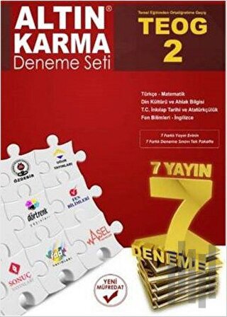 TEOG 2 Altın Karma Deneme Seti 7 Yayın 7 Deneme