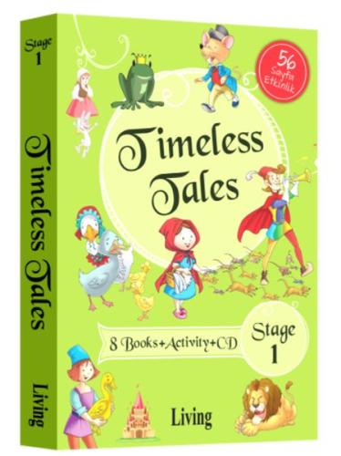 Stage 1- Timeless Tales 8 Books + Activity + CD | Kitap Ambarı