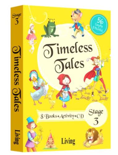Stage 3 - Timeless Tales 8 Books + Activity + CD | Kitap Ambarı