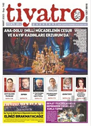 Tiyatro Gazetesi Sayı: 142 - Mart 2023