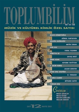 Toplumbilim Sayı: 12 Mayıs 2001 (Müzik ve Kültürel Kimlik Özel Sayısı)