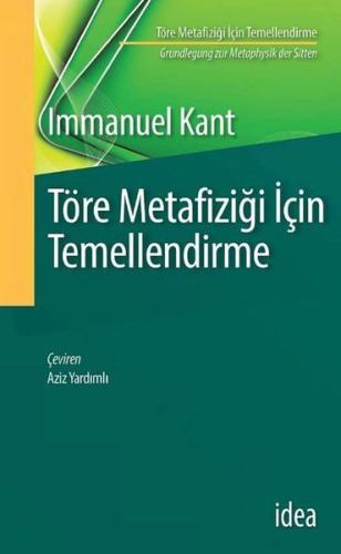 Töre Metafiziği Için Temellendirme