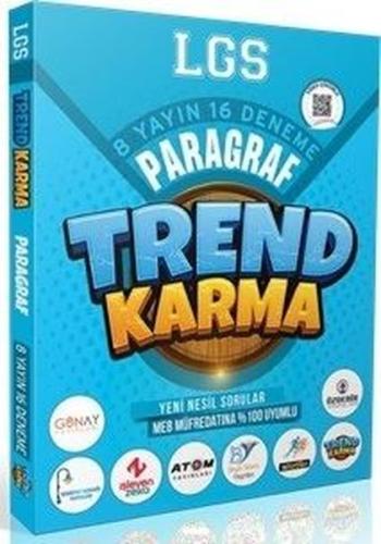Trend Karma 8.Sınıf LGS Paragraf Denemeleri | Kitap Ambarı