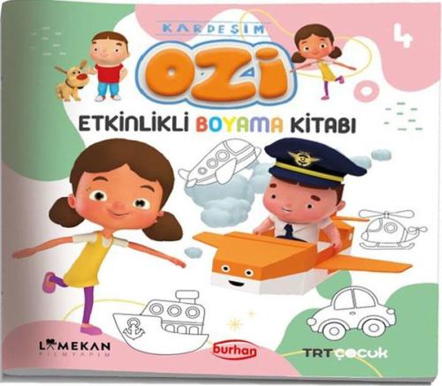 TRT Çocuk Kardeşim Etkinlikli Boyama Kitabı - 4