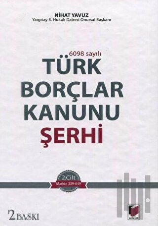 Türk Borçlar Kanunu Şerhi 1 (Ciltli) | Kitap Ambarı