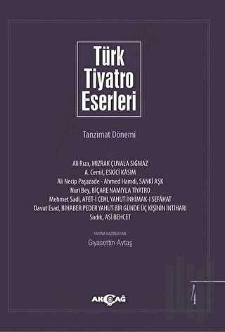 Türk Tiyatro Eserleri 4 Tanzimat Dönemi | Kitap Ambarı