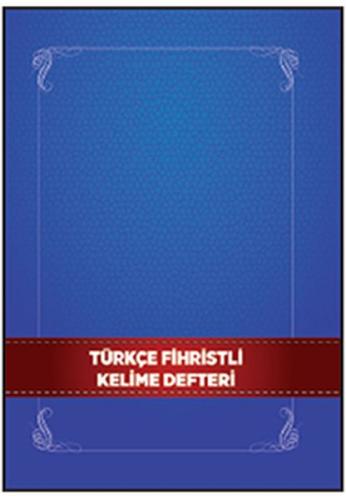 Türkçe Fihristli Kelime Defteri | Kitap Ambarı