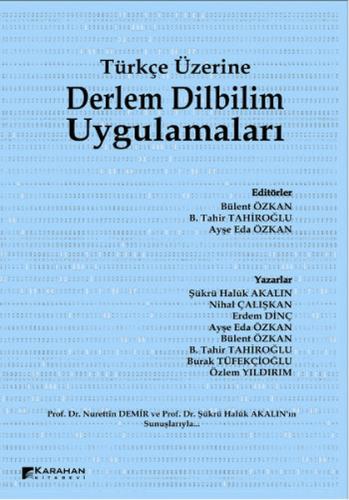 Türkçe Üzerine Derlem Dilbilim Uygulamaları | Kitap Ambarı