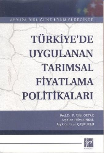 Türkiye'de Uygulanan Tarımsal Fiyatlama Politikaları