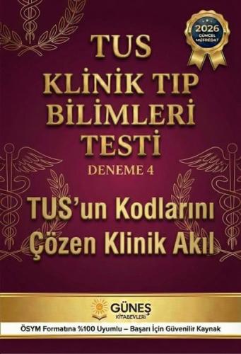 TUS Klinik Tıp Bilimleri Testi - Deneme 4 | Kitap Ambarı