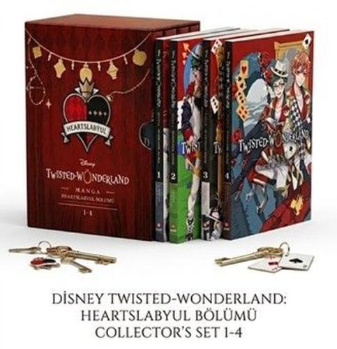 Twisted-Wonderland Manga: Heartslabyul Bölümü Seti - 4 KitapTakım | Ki