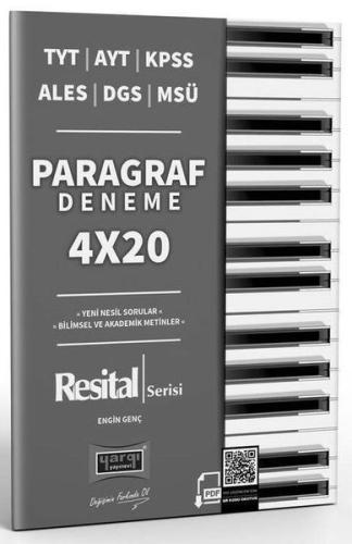 TYT AYT KPSS ALES DGS MSÜ Resital Serisi 4x20 Paragraf Denemeleri | Ki