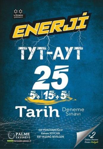 TYT AYT Tarih 25 Deneme Sınavı Video Çözümlü Enerji