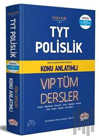 TYT Polislik VIP Tüm Dersler Konu Anlatımlı | Kitap Ambarı