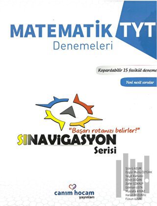 TYT Sınavigasyon Serisi Matematik Koparılabilir 15 Fasikül Deneme