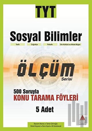TYT Sosyal Bilimler Ölçüm Serisi 500 Soruyla Konu Tarama Föyleri | Kit