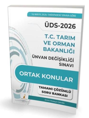 ÜDS 2026 T.C. Tarım ve Orman Bakanlığı Ünvan Değişikliği Sınavı - Orta
