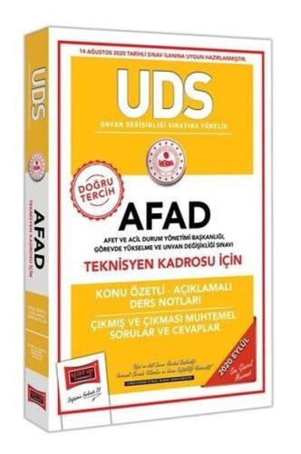 UDS AFAD Teknisyen Kadrosu İçin Konu Özetli Çıkmış ve Çıkması Muhtemel Sorular