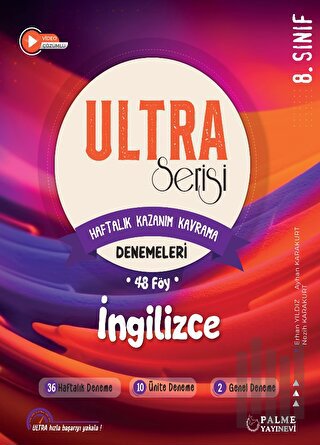 Ultra Serisi 8.Sınıf İngilizce Deneme Kitabı (48 Föy) | Kitap Ambarı