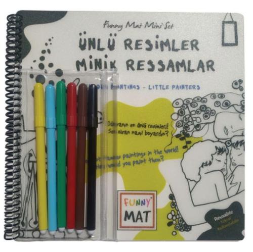 Ünlü Resimler Minik Ressamlar - Funny Mat Mini Set (Aktivite Seti) | K