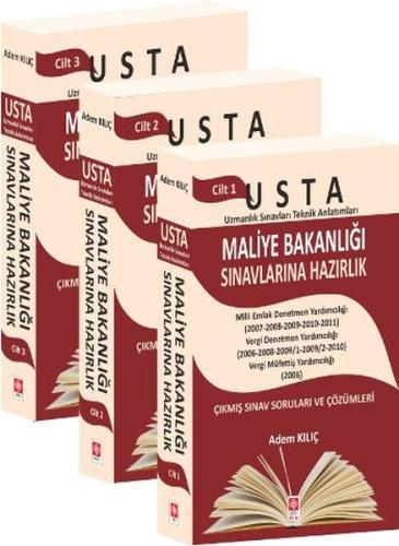 Usta Maliye Bakanlığı Sınavlarına Hazırlık - 3 Kitap Takım | Kitap Amb