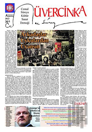 Üvercinka Dergisi: 105 - 106 Temmuz - Ağustos 2023