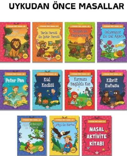 Uykudan Önce Masallar Serisi Seti - 10 Kitap + 1 Aktivite Takım | Kita