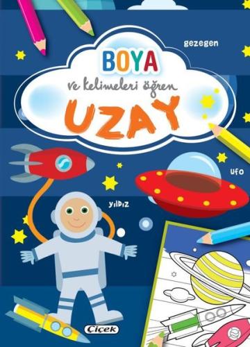 Uzay - Boya ve Kelimeleri Öğren | Kitap Ambarı