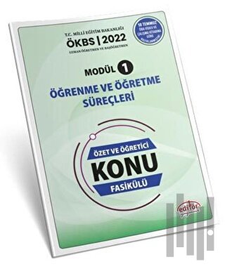 Uzman ve Başöğretmen Modül 1 Öğrenme ve Öğretme Süreçleri Özet ve Öğre