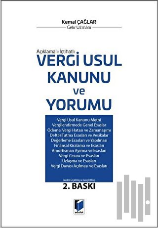 Vergi Usul Kanunu ve Yorumu (Ciltli) | Kitap Ambarı