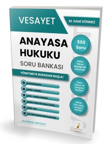 Vesayet Anayasa Hukuku Soru Bankası