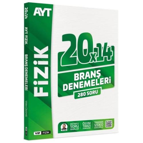 VİP Fizik AYT Fizik Tamamı Video Çözümlü 20x14 Branş Denemeleri | Kita