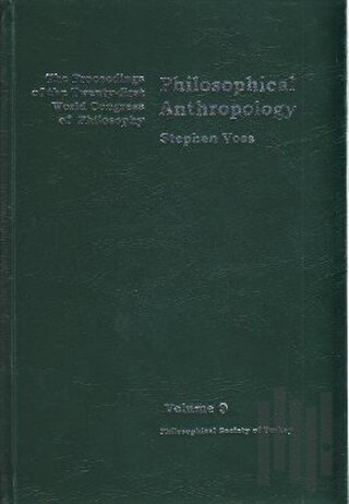 Volume 9: Philosophical Anthropology (Ciltli)