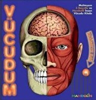 Vücudum - Muhteşem 3 Boyutlu ve Hareketli İnsan Vücudu Kitabı (Ciltli)