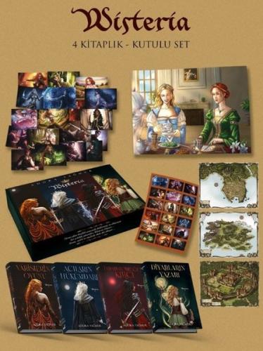 Wisteria Serisi Seti - 4 Kitap Takım - Hediyeli Kutu (Ciltli) | Kitap 