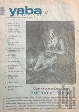 Yaba Edebiyat Dergisi Sayı: 57