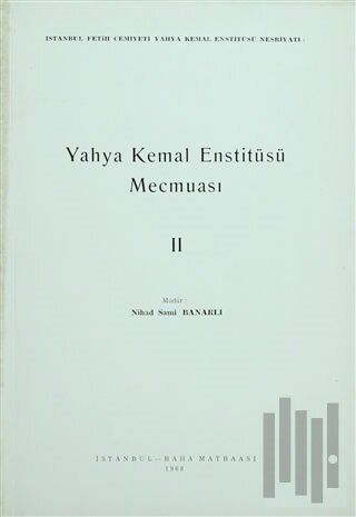 Yahya Kemal Enstitüsü Mecmuası 2. Cilt | Kitap Ambarı