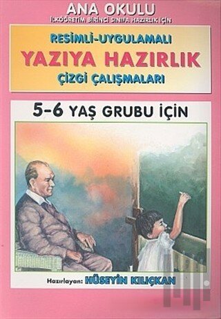 Yazıya Hazırlık Ana Okulu Resimli - Uygulamalı Çizgi Çalışmaları 5 - 6