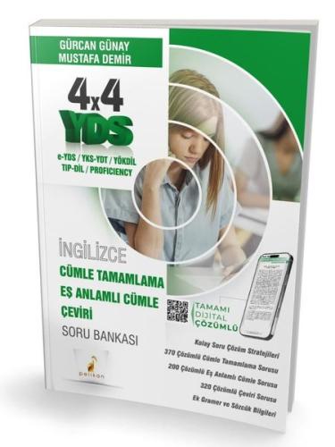 YDS İngilizce 4x4 Cümle Tamamlama Eş Anlamlı Cümle Çeviri Soru Bankası