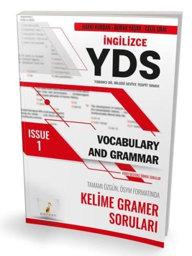 YDS İngilizce Vocabulary and Grammar Issue 1 | Kitap Ambarı