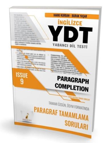 YDT İngilizce Paragraph Completion Issue 9 | Kitap Ambarı