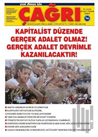 Yeni Dünya İçin Çağrı Dergisi Sayı: 198 Şubat-Mart-Nisan 2020