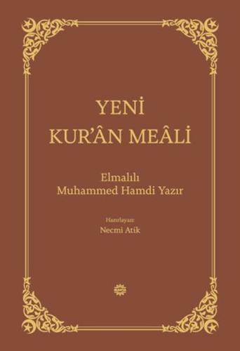 Yeni Kur’an Meali Bez Ciltli