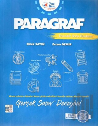 Yeni Nesil YKS TYT Paragraf Tematik Soru Bankası